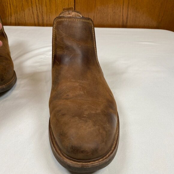 Florshiem Lodge Plain Toe Gore Men's Boots 9 Brown - Picture 8 of 13